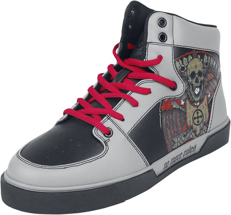 Rock Rebel by EMP - Rock Sneaker high - HighCut Sneaker - EU37 bis EU38 - Größe EU37 - schwarz von Rock Rebel by EMP