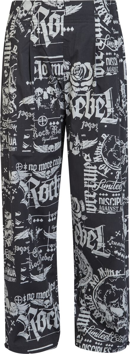 Rock Rebel by EMP - Rock Stoffhose - S bis XXL - für Damen - Größe L - schwarz von Rock Rebel by EMP