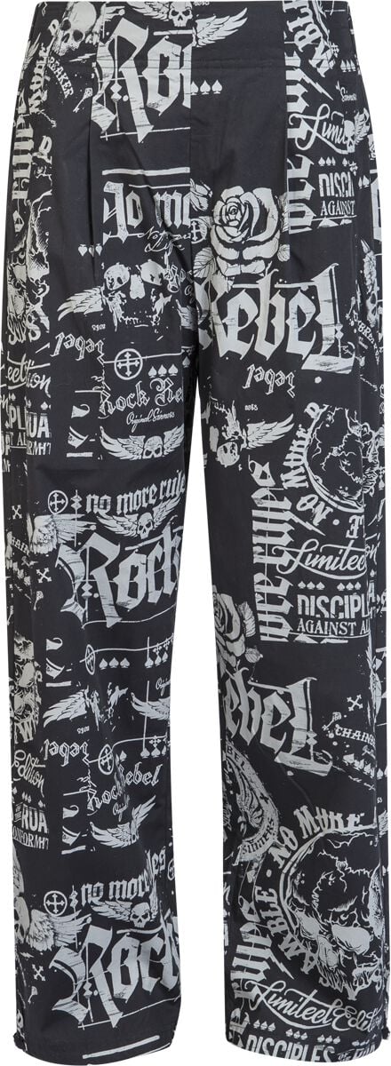 Rock Rebel by EMP - Rock Stoffhose - S bis XXL - für Damen - Größe XL - schwarz von Rock Rebel by EMP