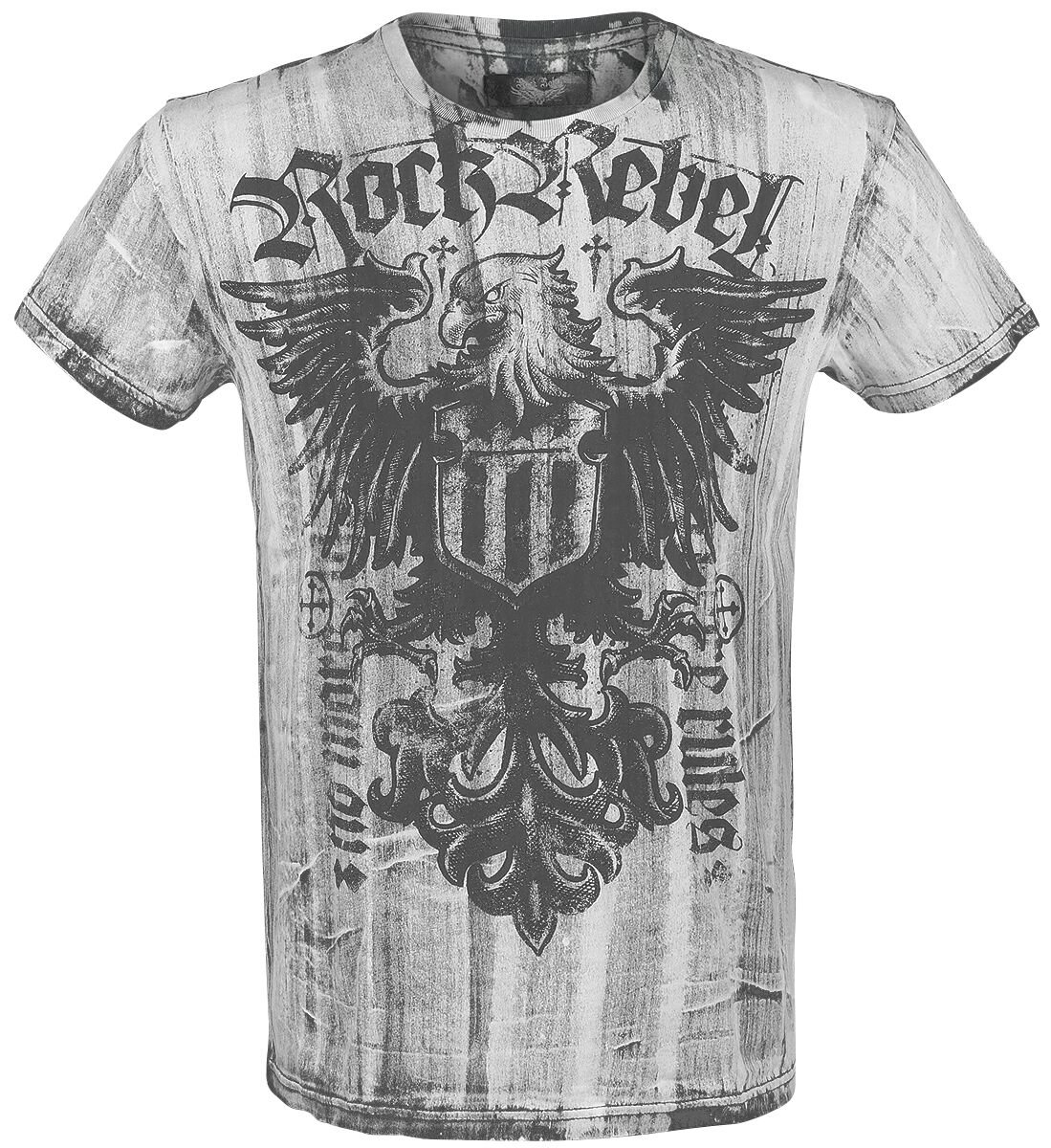 Rock Rebel by EMP - Rock T-Shirt - Rebel Soul - S bis 5XL - für Männer - Größe 3XL - weiß von Rock Rebel by EMP