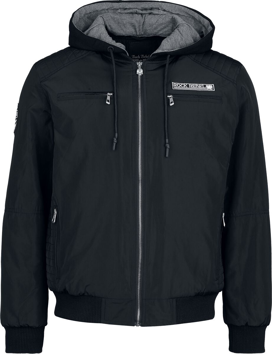 Rock Rebel by EMP - Rock Übergangsjacke - Change your self - S bis XXL - für Männer - Größe L - schwarz von Rock Rebel by EMP