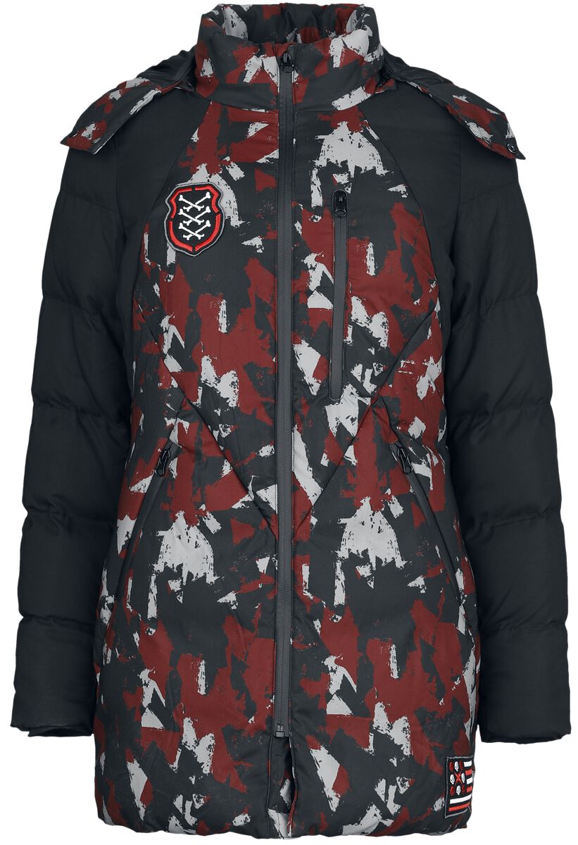 Rock Rebel by EMP - Rock Winterjacke - Camouflage Winter Jacket - S bis XXL - für Damen - Größe L - camouflage von Rock Rebel by EMP