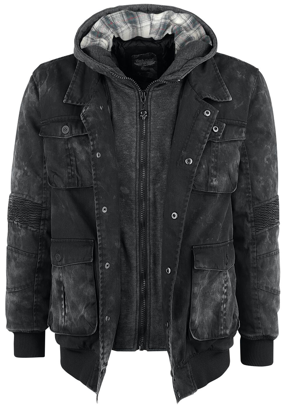 Rock Rebel by EMP - Rock Winterjacke - Saving The Best For Last - S bis 5XL - für Männer - Größe 3XL - dunkelgrau von Rock Rebel by EMP