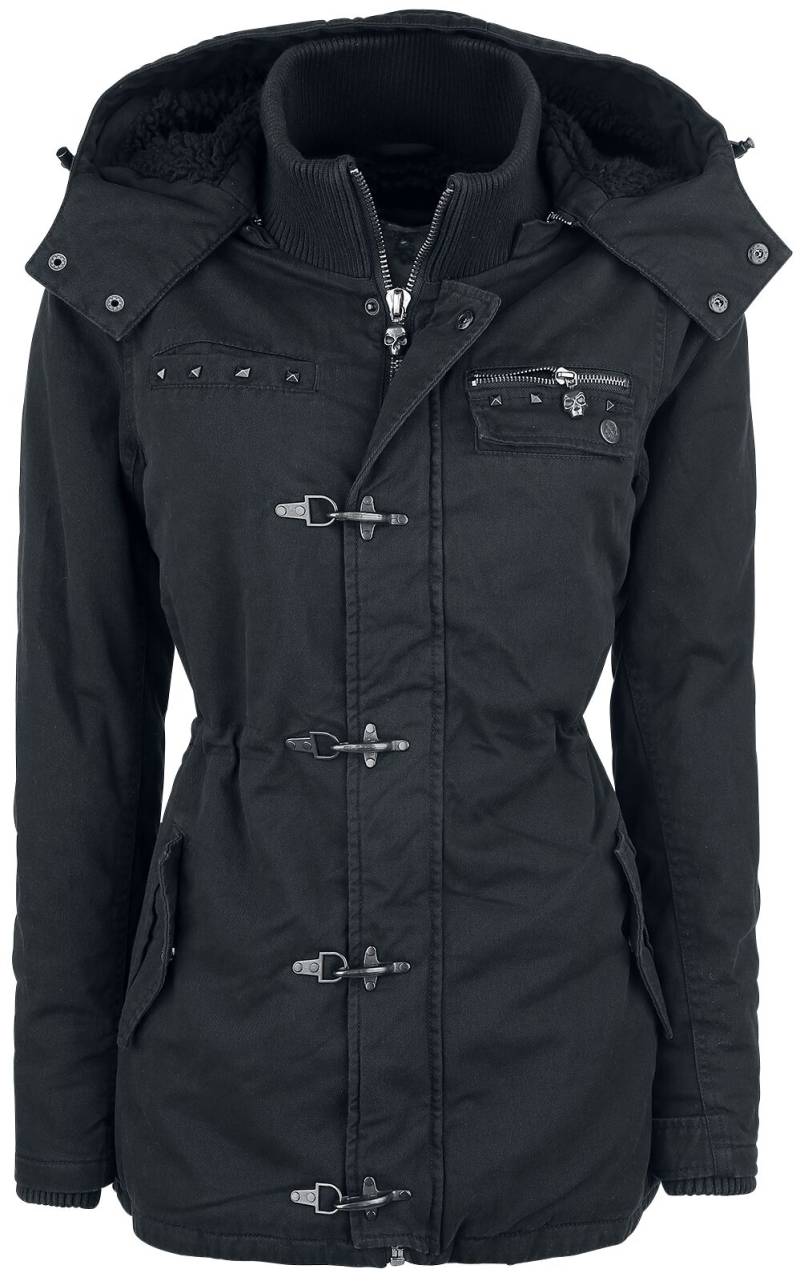 Rock Rebel by EMP - Rock Winterjacke - She Rules - XXL bis 5XL - für Damen - Größe 3XL - schwarz von Rock Rebel by EMP