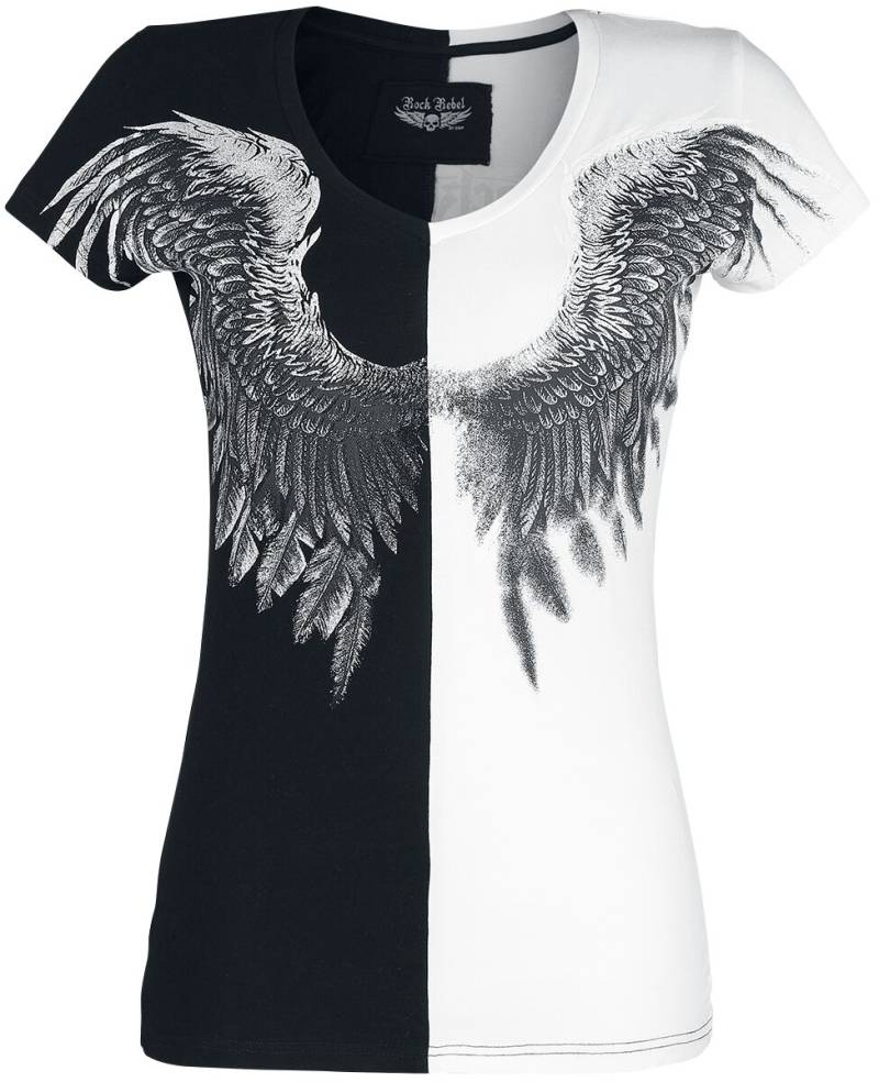 Rock Rebel by EMP Shades Of Truth T-Shirt schwarz weiß in M von Rock Rebel by EMP