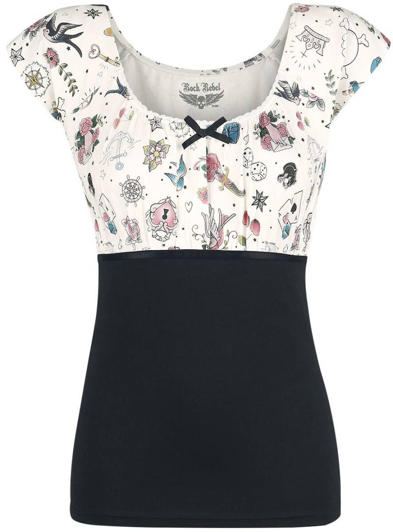 Rock Rebel by EMP Skinny Minnie T-Shirt schwarz in L von Rock Rebel by EMP