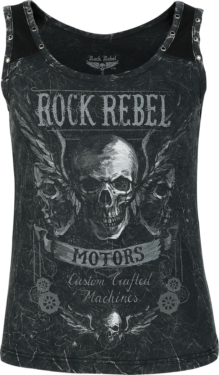 Rock Rebel by EMP  Top dunkelgrau in M von Rock Rebel by EMP