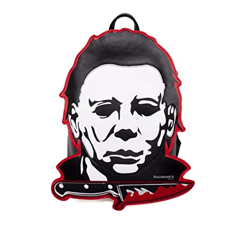 Rock Rebel Halloween II Michael Myers Maske Blutiges Messer Mini Rucksack, Mehrfarbig, Mini, Horror Mini Rucksack von Rock Rebel