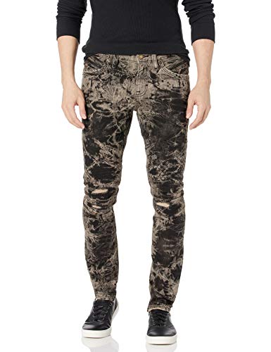 Rock Revival Men's Taniel, tie/dye Dark Gray, 40 von Rock Revival