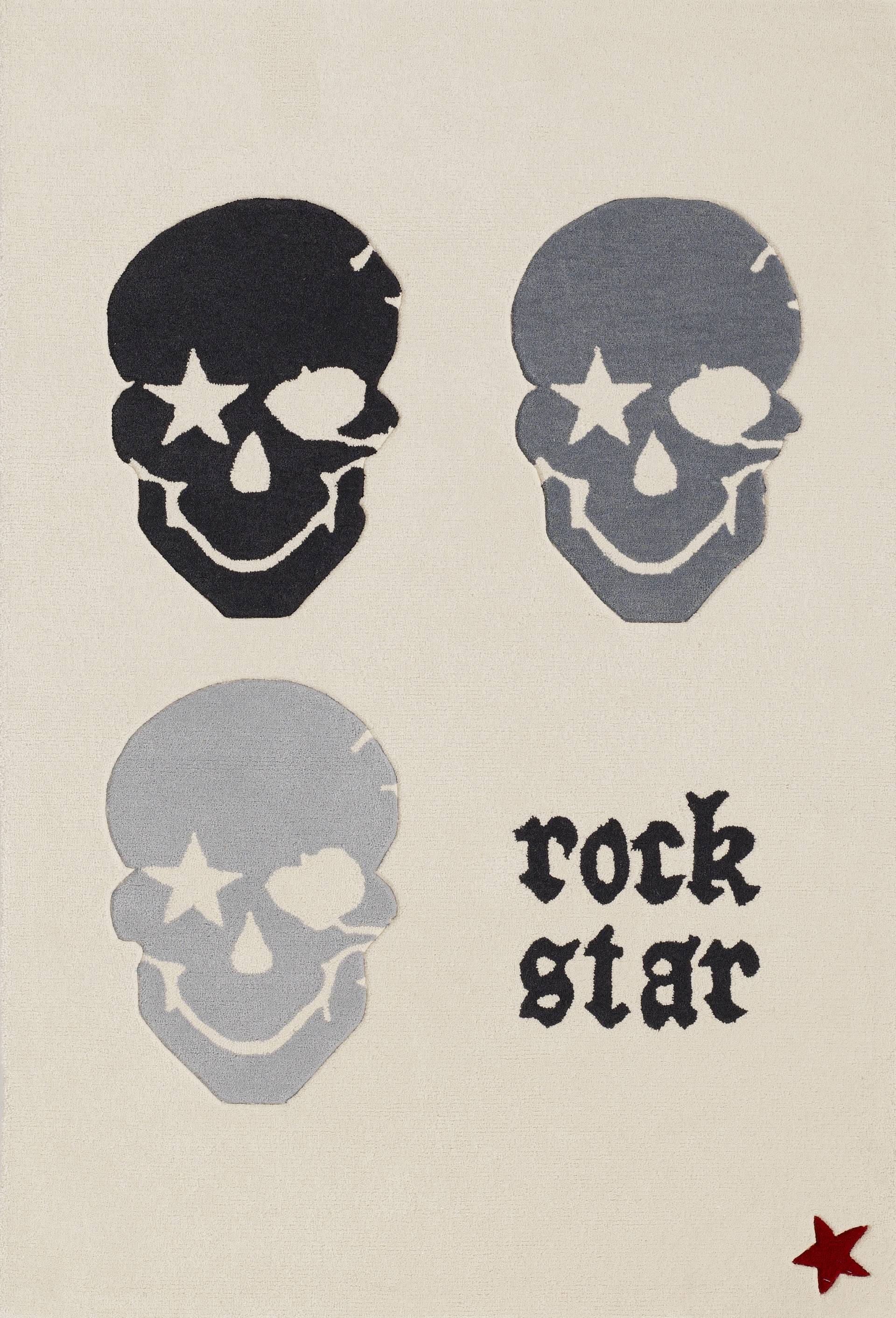 Rock STAR Baby Kinderteppich "RN2383-2", rechteckig von Rock Star Baby
