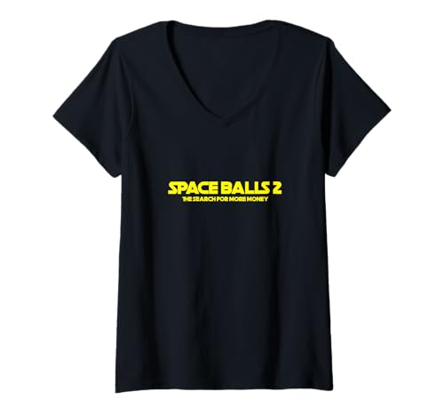 Damen Space Balls 2 - Die Suche nach mehr Geld T-Shirt mit V-Ausschnitt von Rock Star Eddie