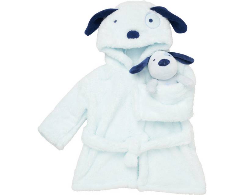 Rock a Bye Baby Boutique Bademantel Hund Unisex Kinder, Lang, Obermaterial: 100% Polyester, Schnürung, Kimono, Morgenmantel, Hausmantel, Badtextilien Rock a Bye Baby Boutique Bademantel Hund Unisex Kinder, Lang, Obermaterial: 100% Polyester, Schnürung, Kimono, Morgenmantel, Hausmantel, Badtextilien von Rock a Bye Baby Boutique