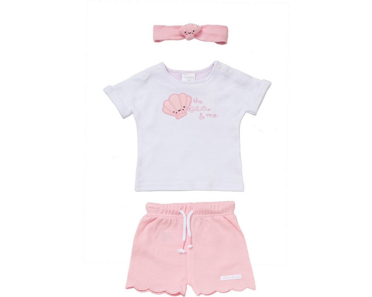 Rock a Bye Baby Boutique Body Muschel Mädchen (3-tlg) Geschenkset, Erstausstattungsset, Babyerstausstattung, Baby Outfit von Rock a Bye Baby Boutique