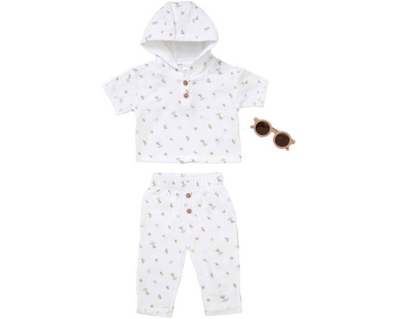 Rock a Bye Baby Boutique Body Strand Unisex Kinder (3-tlg) Baby Outfit, Geschenkset, Erstausstattungsset, Babyerstausstattung von Rock a Bye Baby Boutique