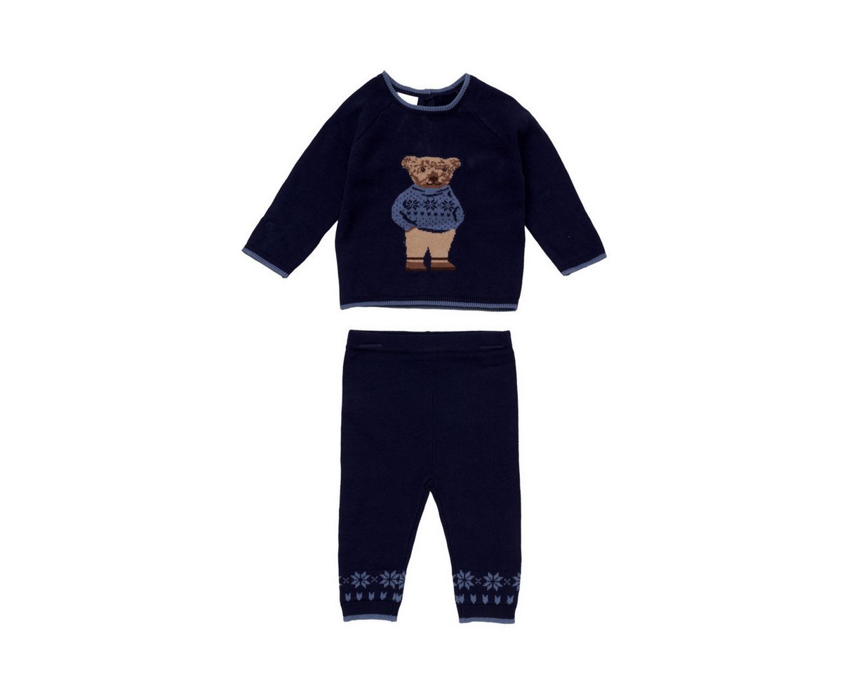 Rock a Bye Baby Boutique Langarmshirt & Hose Teddybär Unisex Kinder (2-tlg) Pullover, Hose, Set Pullover, Hose, Krabbelhose, Sweatershirt von Rock a Bye Baby Boutique
