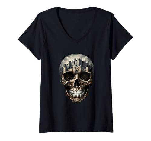 Damen Uralte Kraft des Rock´n´Roll T-Shirt mit V-Ausschnitt Damen Uralte Kraft des Rock´n´Roll T-Shirt mit V-Ausschnitt von Rock is ancient, rock is eternal.