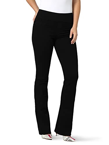 Rock & Republic Damen Denim Rx Fever Pull-on Bootcut Jeans, DNA, schwarz, 46 Kurze Schlauch von Rock & Republic