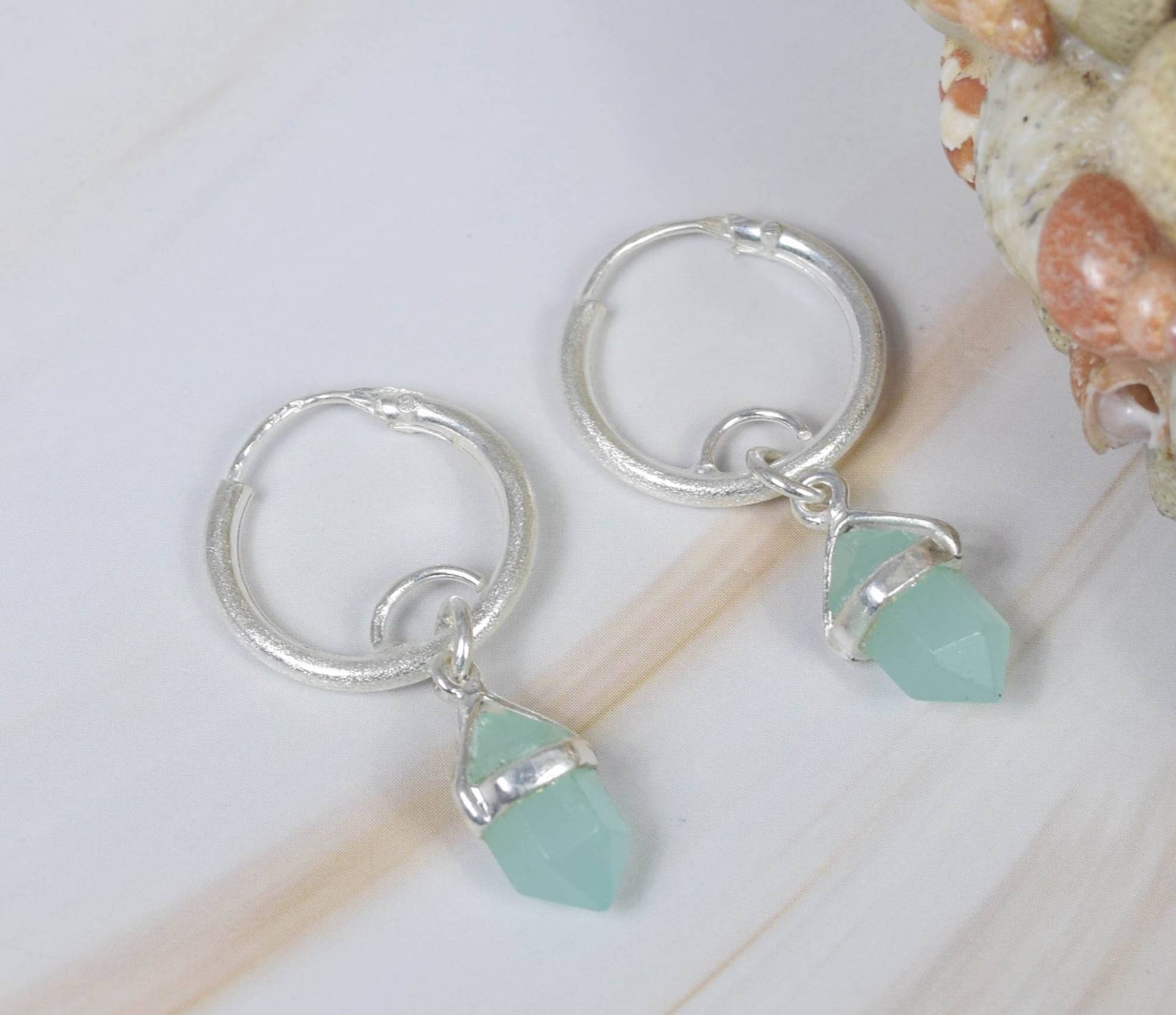 Aqua Chalcedon 925 Sterling Silber Edelstein Ohrring ~ Elegante Schmuck Geschenk Für Sie Aqua Chalcedon 925 Sterling Silber Edelstein Ohrring ~ Elegante Schmuck Geschenk Für Sie von Rock925Jewels