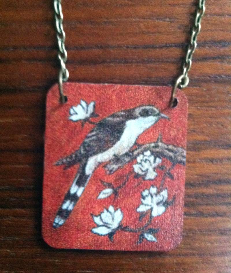 Kuckuck Vogel Halskette/Kunst-Anhänger, Jon Langford Kunst, Handgemachte Halskette, Setzen Sie Einen Drauf Kuckuck Vogel Halskette/Kunst-Anhänger, Jon Langford Kunst, Handgemachte Halskette, Setzen Sie Einen Drauf von RockCandybyHelen