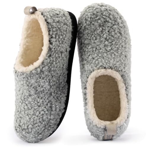 RockDove Damen Nomad Hausschuh mit Rückstellschaum, 37.5/38.5 EU, Hellgrau von RockDove