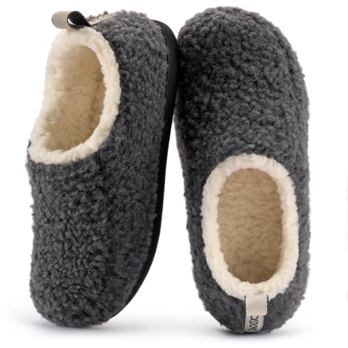 RockDove Damen Nomad Hausschuh mit Rückstellschaum, 40.5/41.5 EU, Dunkelgrau von RockDove