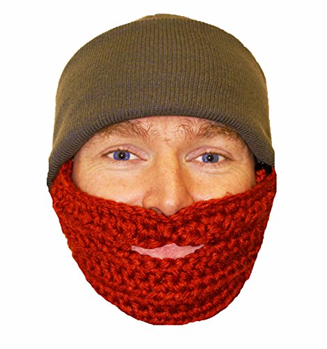 RockJock Fuzz Face Wacky Beard Männer Junge Mädchen Beanie Winter Warm Knit F... von RockJock