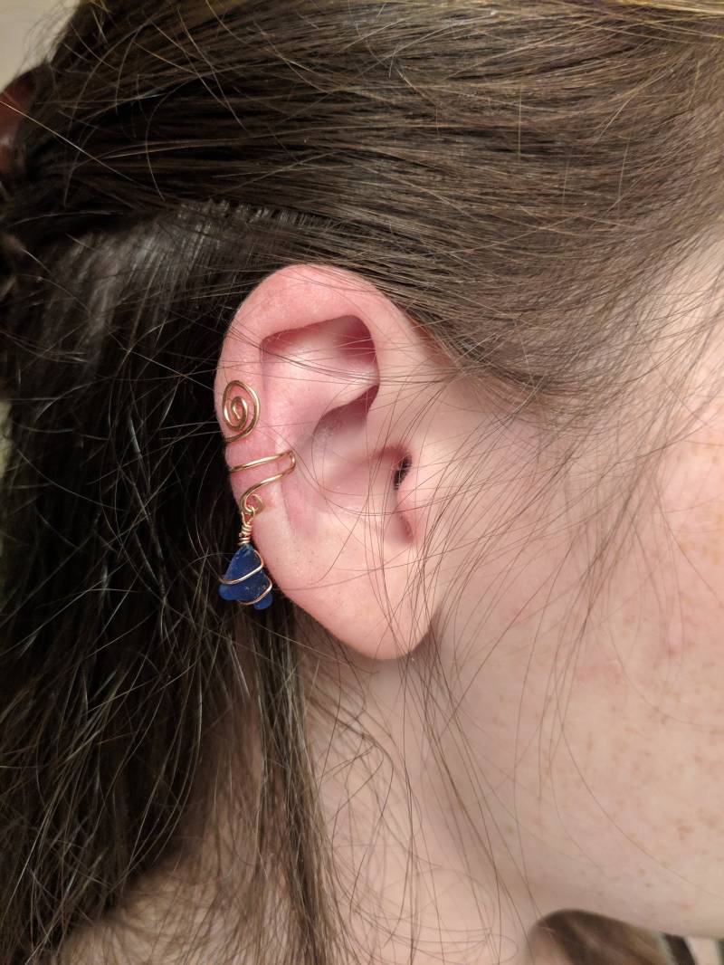 Kupfer Meerglas Ohrringe, Keine Piercing Ohr Cuffs, Meerjungfrau Geschenk Für Sie, Strand Schmuck, Ohrcuff Knorpel Kupfer Meerglas Ohrringe, Keine Piercing Ohr Cuffs, Meerjungfrau Geschenk Für Sie, Strand Schmuck, Ohrcuff Knorpel von RockNaHardPlace
