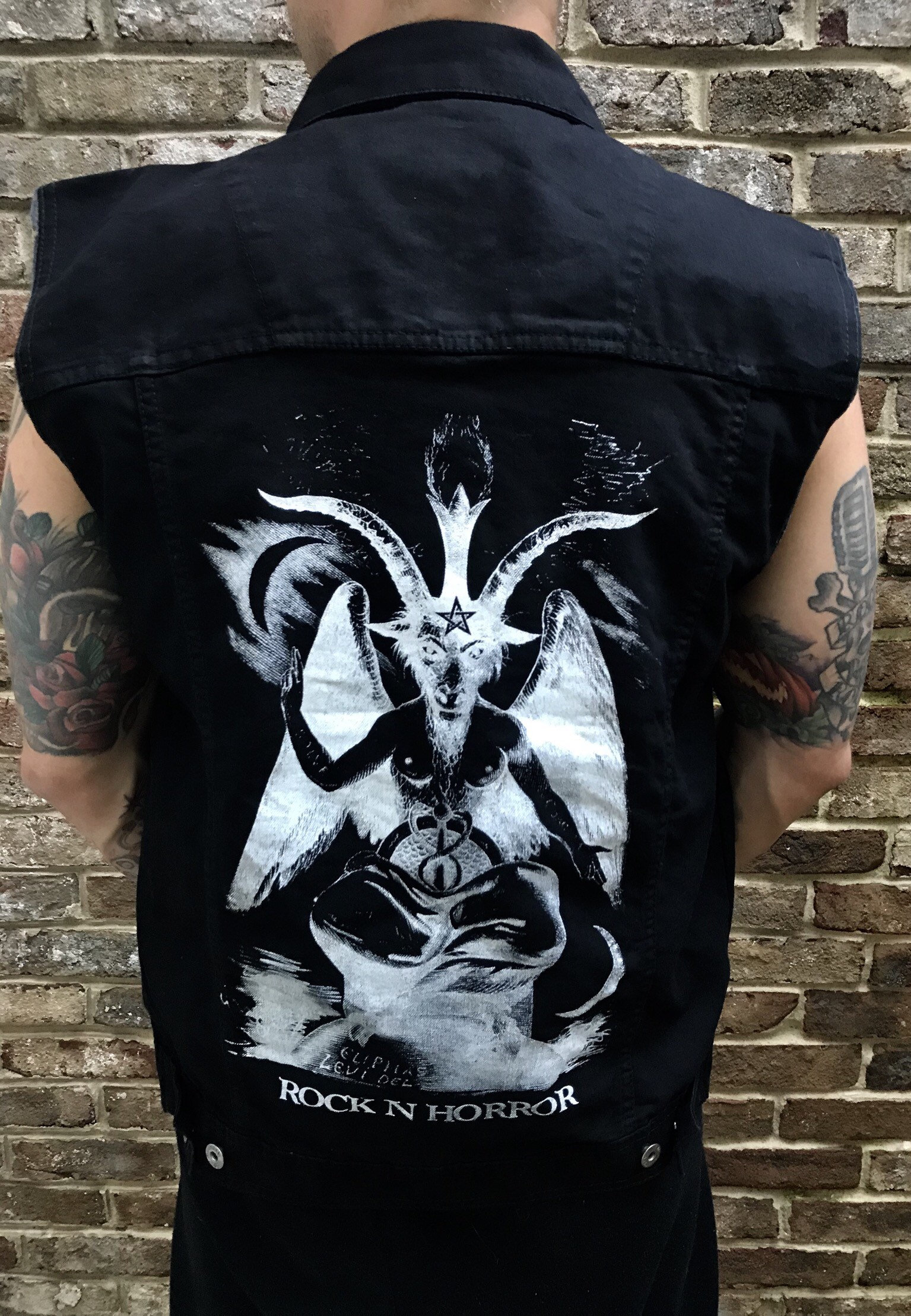 Baphomet Weste von RockNhorrorApparel