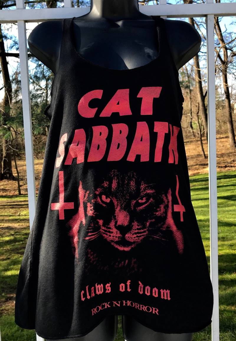 Cat Sabbath Damen Tanktop Cat Sabbath Damen Tanktop von RockNhorrorApparel