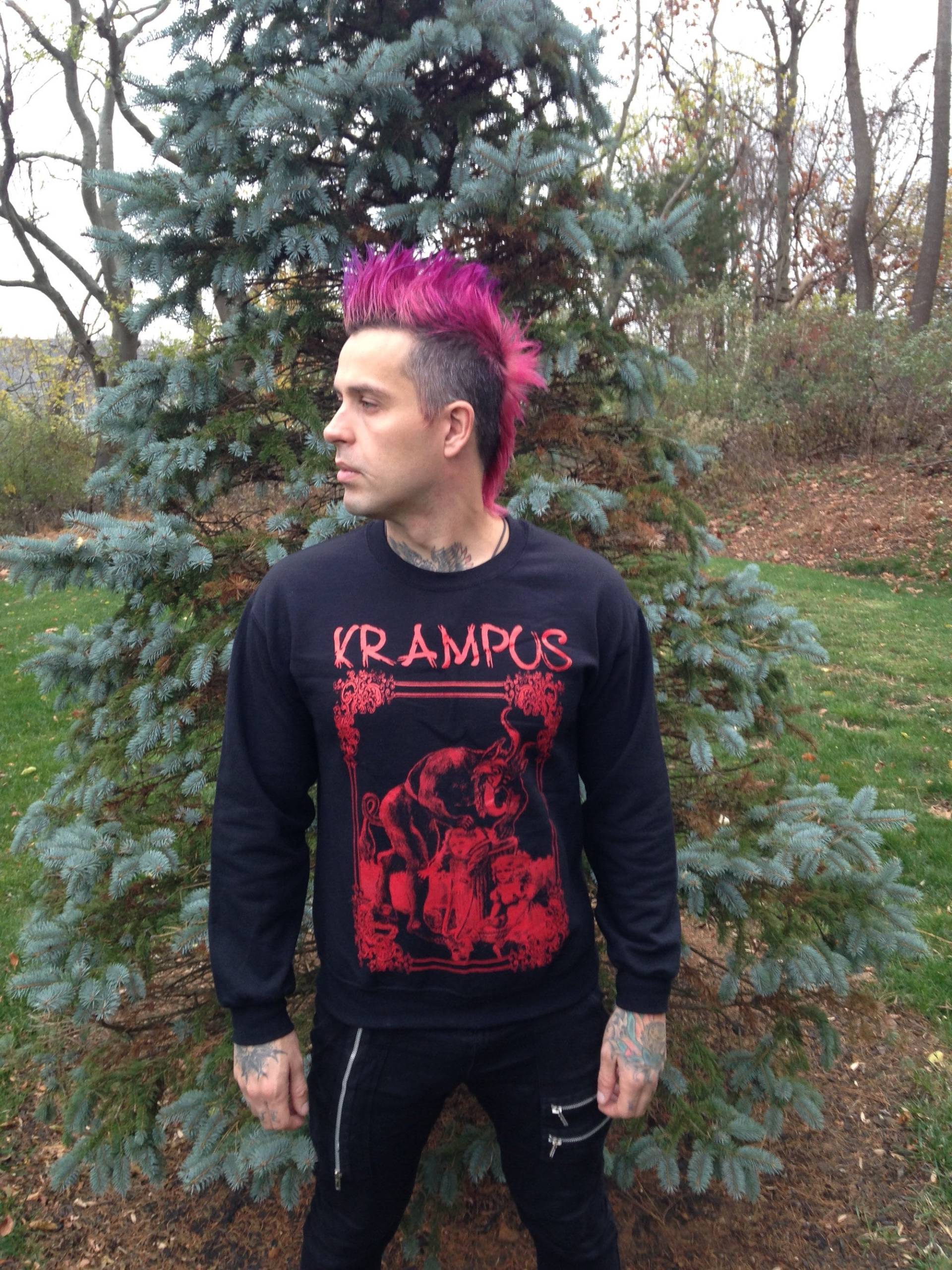 Krampus Xmas Pullover von RockNhorrorApparel