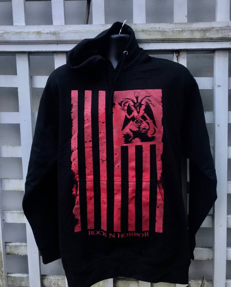 One Nation Under Satan Pullover Kapuzenpullover One Nation Under Satan Pullover Kapuzenpullover von RockNhorrorApparel
