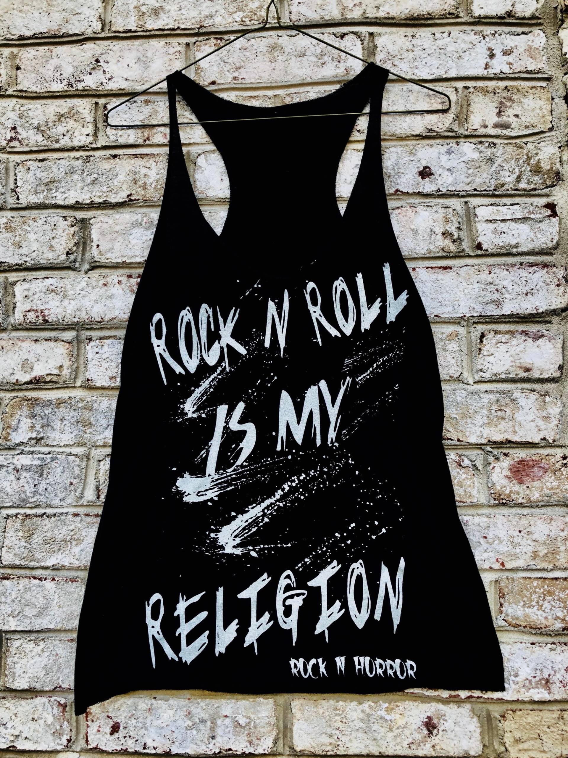 Rock N Roll Is My Religion Tank von RockNhorrorApparel