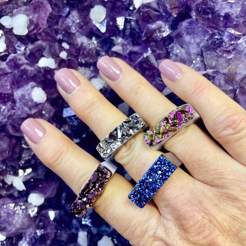 Titan Druzy Stein Ring | 8Brownshelf Titan Druzy Stein Ring | 8Brownshelf von RockParadise