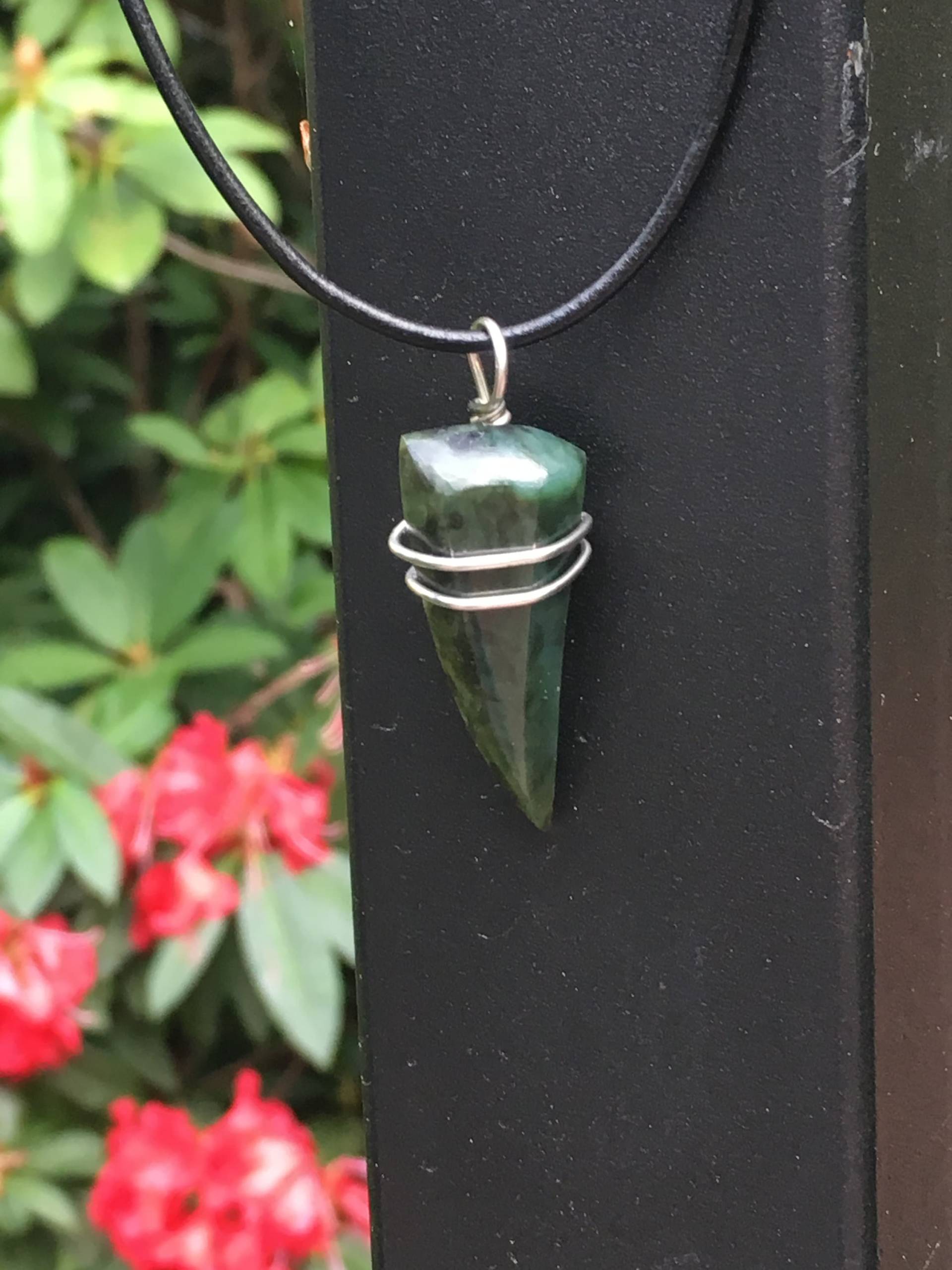 Jade Halskette von RockWhispererJewelry