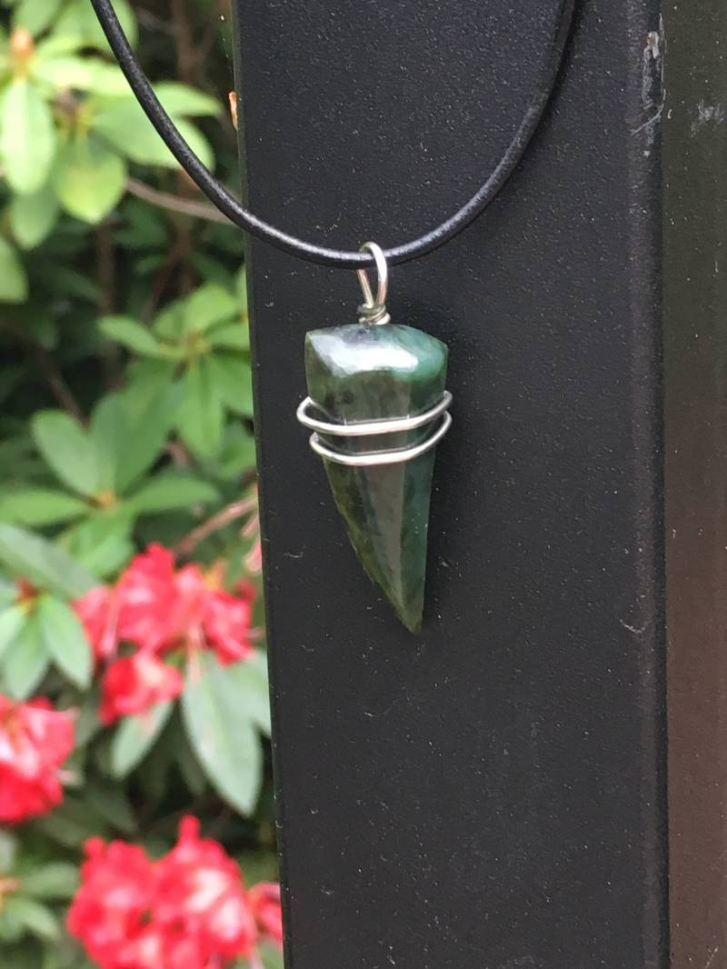 Jade Halskette von RockWhispererJewelry