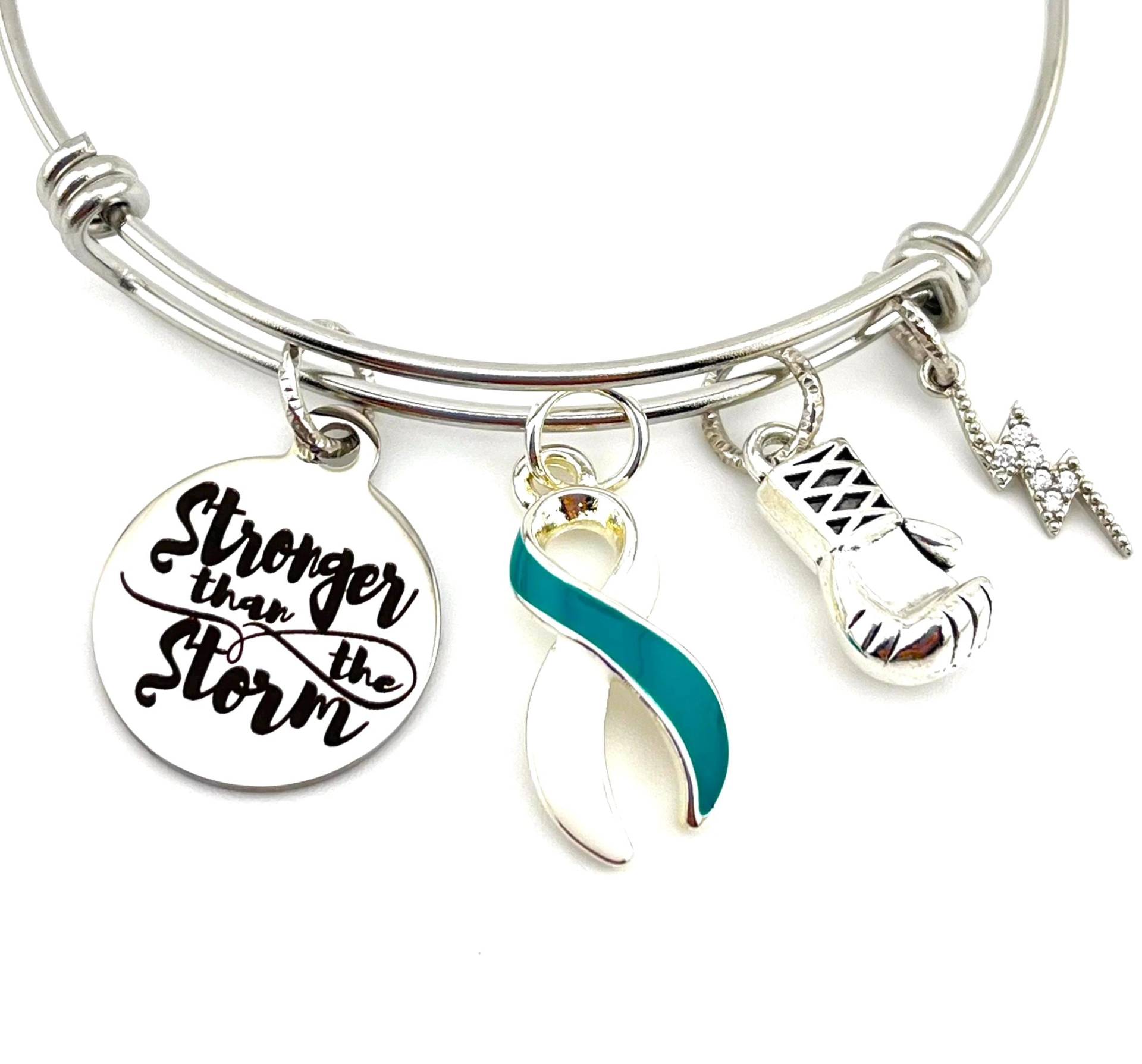 Armband Zur Geburt - Schwangerschaft Brustkrebs Bewusstseinsband von RockYourCauseJewelry