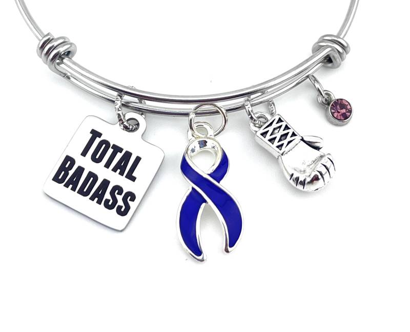 Purple Violet Ribbon Armband - Hodgkin's Lymphom Dysplasie/Bewusstseinsschmuck Für Kraniosynose von RockYourCauseJewelry