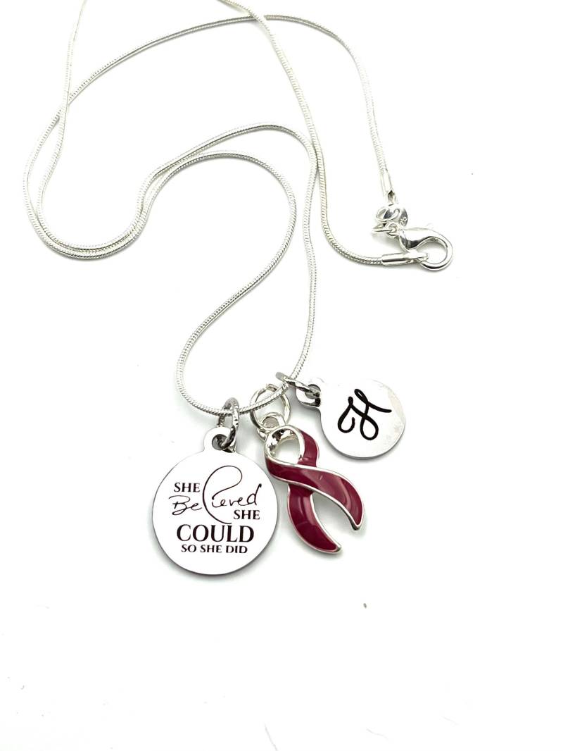 Sie Glaubte, Sie Könnte Sichelzell Halskette/Multiple Myelom Überlebende, Amyloidose, Migräne Syndrom, Trombolie von RockYourCauseJewelry