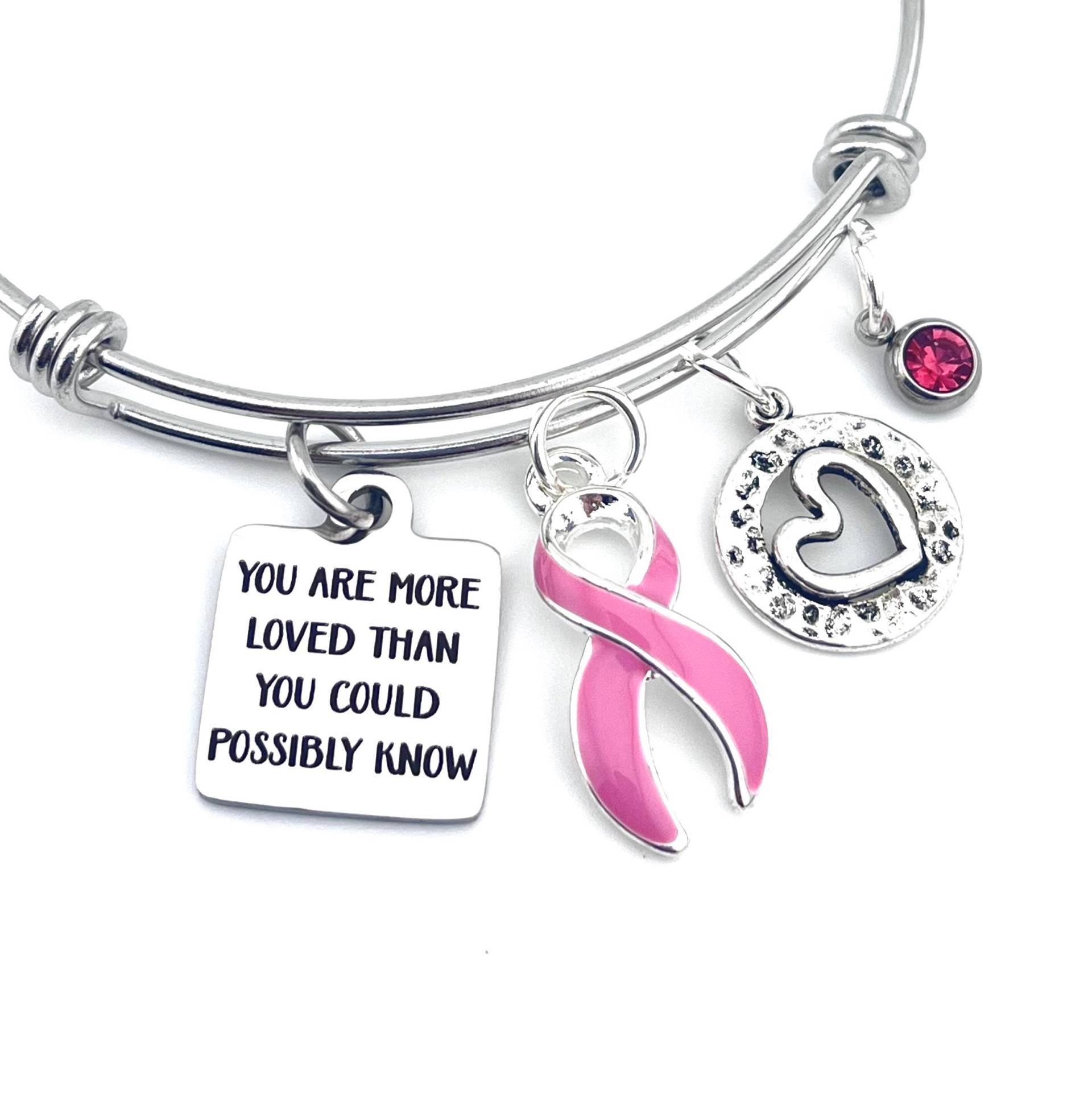 Wählen Sie Eine Beliebige Schleife - You Are Loved Armband/Krebs Leukämie Lymphom Melanom Chirurgen von RockYourCauseJewelry