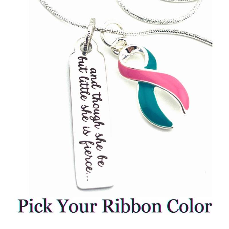 Wählen Sie Jede Bandfarbe - Obwohl Nur Wenig, Ist Fierce Halskette Das Perfekte Geschenk Wählen Sie Jede Bandfarbe - Obwohl Nur Wenig, Ist Fierce Halskette Das Perfekte Geschenk von RockYourCauseJewelry