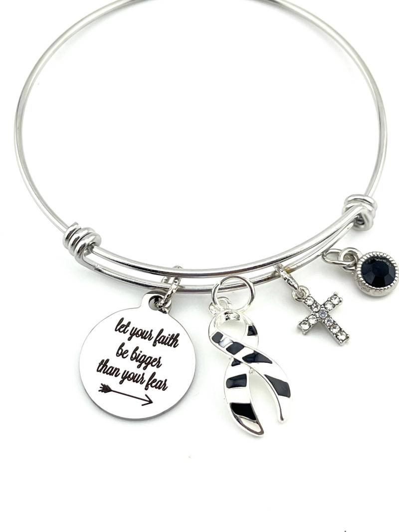 Zebra Ribbon Armband/Faith Fear Ehlers-Danlos-Syndrom, Seltene Krankheit, Endokrine Krebs, Unsichtbare Krankheit Spoonie Zebra Ribbon Armband/Faith Fear Ehlers-Danlos-Syndrom, Seltene Krankheit, Endokrine Krebs, Unsichtbare Krankheit Spoonie von RockYourCauseJewelry