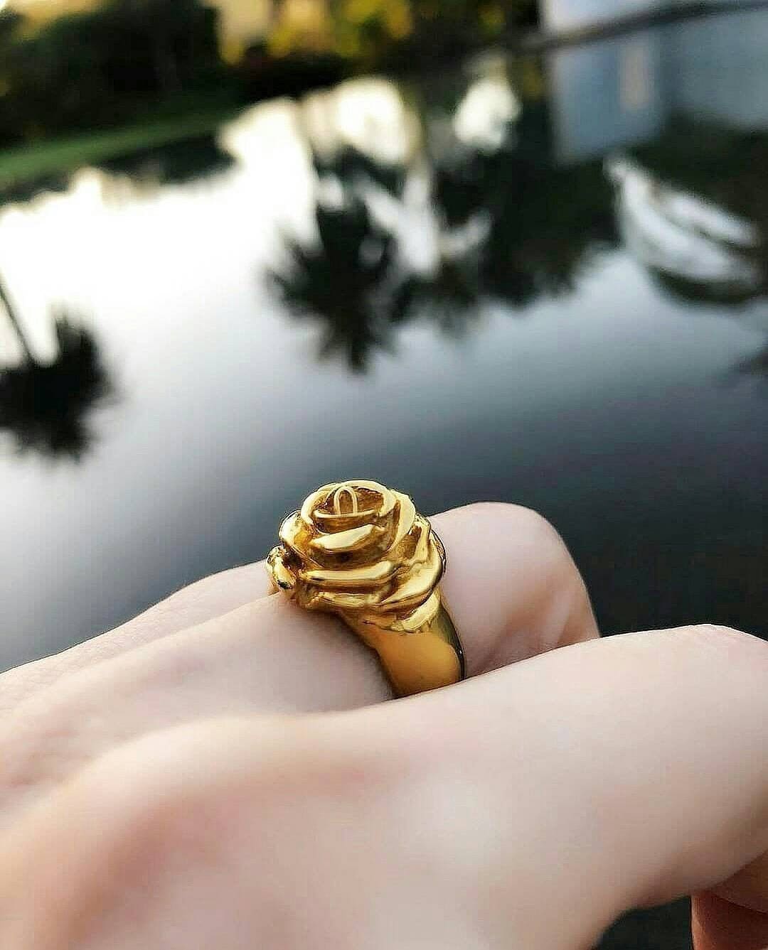 Silber Rose Ring Frauen Schmuck Rock Boho Statement Mode Stil Handgemachte Sammlung Geschenk Für Ihre Kleine Größe von RockYourFingers