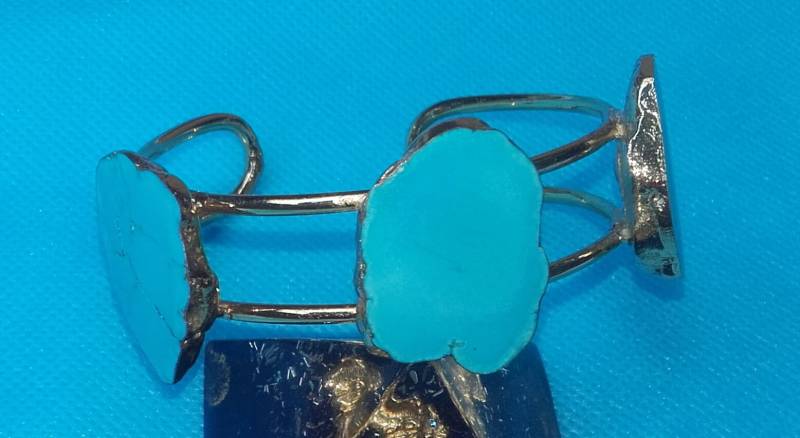 Armband Open Wrist Anpassungsfähig Türkis Pflaster Licht Liebe Schöne Geburtstag Andere Von Ihr Mit Den 30 Prozent Dto. Im Gesamten Geschäft von RockandRoseBijou