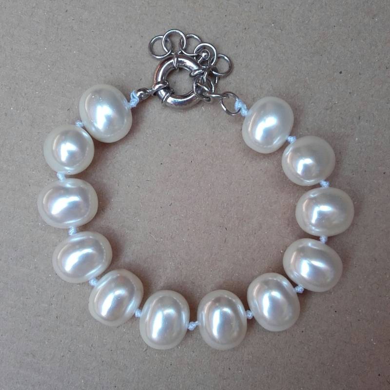 Armband Perlen Perle Kristall Faden Knoten Anpassungsfähige Belisima Muttertag Brautjungfer Weitere 30 Off Prozent Dto. Von Ihnen von RockandRoseBijou