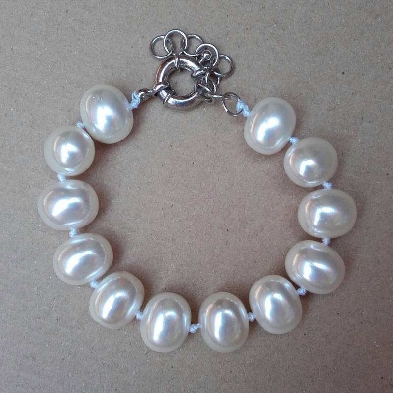 Armband Perlen Perle Kristall Faden Knoten Anpassungsfähige Belisima Muttertag Brautjungfer Weitere 30 Off Prozent Dto. Von Ihnen von RockandRoseBijou