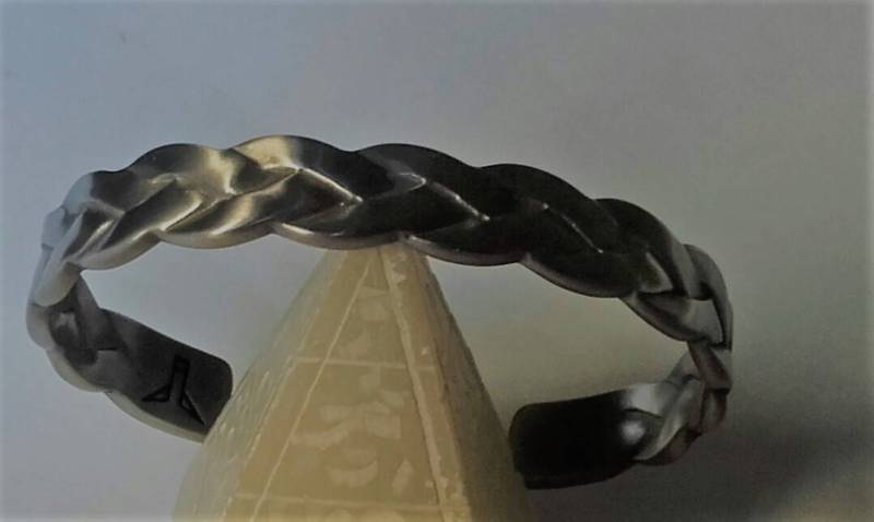 Geflochtenes Armband Unixes Edelstahl Silber Sonderrabatt 30 Prozent Kings Andere Anlässe von RockandRoseBijou