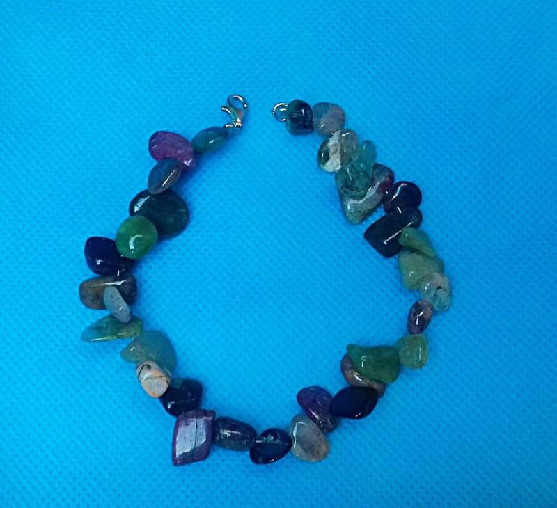 Perle Armband Geformtturmalin Nuggets Silber Verschluss 925 Unixe Gesundheit Ruhe... Weihnachten Andere 30 Off Hohe Qualität von RockandRoseBijou