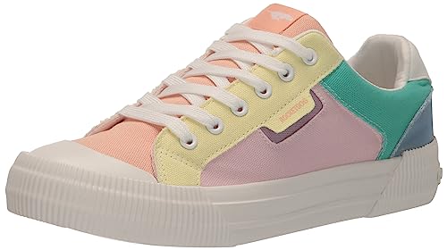 Rocket Dog Damen Fröhlich Sneaker, Farbblock-Regenbogenfarben, 40 EU von Rocket Dog