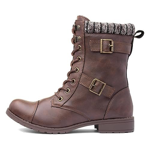 Rocket Dog Damen Billie Combat Boots, braun, 36 EU von Rocket Dog