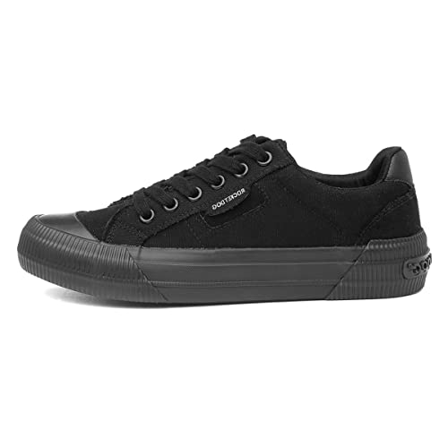 Rocket Dog Damen Cheery Leinenschuhe Sneaker Schwarz 38 EU von Rocket Dog